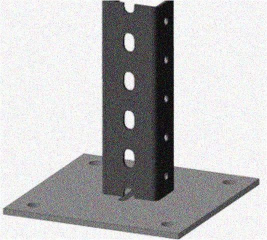 Стойка напольная (потолочная) СНП320 УТ1,5,горячее цинкование, S2,5