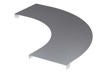 Крышка на угол горизонтальный 90 градусов, осн.600, R=600мм DKC Крышка на угол горизонтальный 90 градусов, осн.600, R=600мм DKC