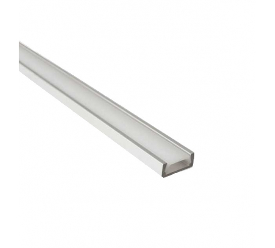 Профиль накл.+рассеив.+аксес. 2000х14x7мм алюм/поликарб General