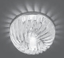 Св-к встр. G9 Кристалл 90(65)x50 Кристалл/Хром Gauss