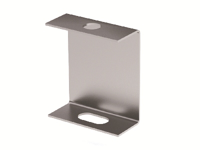 Скоба PL облегченная для подвеса лотка, нержавеющая сталь AISI 304 DKC