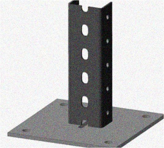 Стойка напольная (потолочная) СНП2000 УХЛ1,горячее цинкование, S2,5