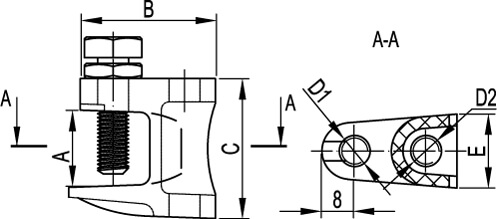 Струбцина М6 DKC