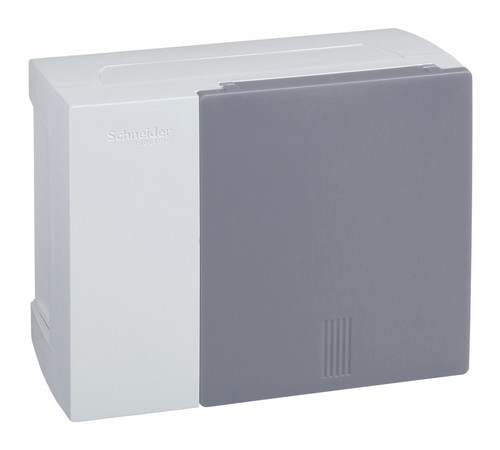 Щит распределительный навесной ЩРн-П-6 IP40 пластиковый дымчатая дверь Mini Pragma Schneider Electric