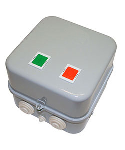 Пускатель электромагнитный ПМ12-063161 У3 В, 380В/50Гц, 2з+2р, 63А, нереверсивный, без реле, в корпусе IP40, с кнопками ПУСК и СТОП Электротехник