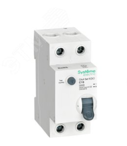 Выключатель автоматический диф. тока (АВДТ) 1P+N С 10А 6kA 30мА Тип-AС 230В City9 Set C9D36610 Systeme Electric