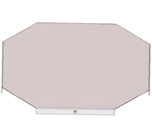 Крышка к крестообразному лотку замковому КЛКЗ 500 УТ1,5, оцинкованный лист S1,5