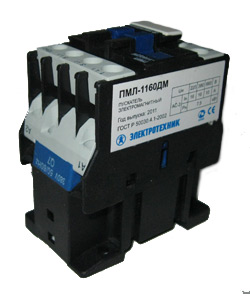 Пускатель электромагнитный ПМЛ-1160ДМ УХЛ4 Б, 380В/50Гц, 1з, 16А, нереверсивный, без реле, IP20 Электротехник