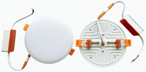 Светильник встр. св/д даунлайт б/рамки любое отверстие d55-100 18W 4200K Ecola 