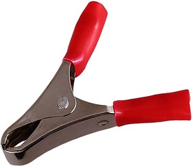 Зажим крокодил 10А 50мм красный REXANT