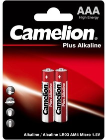Элемент питания  Plus Alkaline LR03/286 (Бокс 24) Camelion