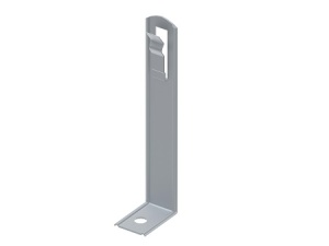 Держатель универсальный с зажимом на кровлю, гор. цинк Ostec