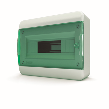 Щит навесной ЩРН-П 12 модулей зеленая крышка IP41 BNZ 40-12-1 Tekfor