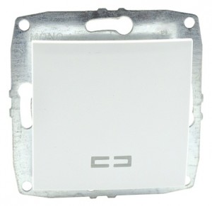 Despina/Larissa Механизм выключателя СУ 1 кл. (инд.) 10А Белый IP20 Mono