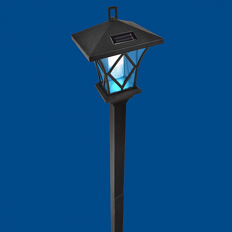 Св-к садовый на солн.батарее "Ретро" 2LED 1.5м пластик/черный USL-S-185/PM1550 Uniel Св-к садовый на солн.батарее "Ретро" 2LED 1.5м пластик/черный USL-S-185/PM1550 Uniel