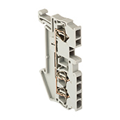 Колодка клеммная пружинная JXB-ST-2,5 28А 3 вывода серая PROxima EKF