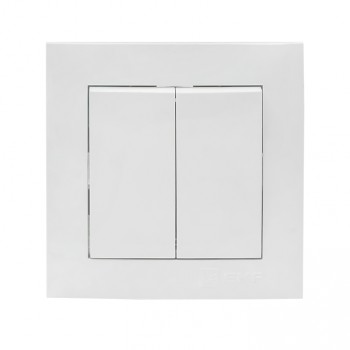 Валенсия Выключатель 2-кл, 10А белый EKF