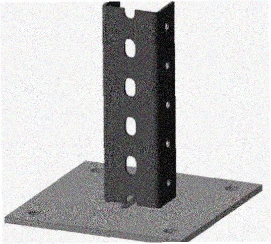 Стойка напольная (потолочная) СНП1120х4 УХЛ1,горячее цинкование, S4,0