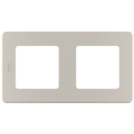 INSPIRIA Рамка горизонт/вертик 2 пост . шампань IP20 Legrand