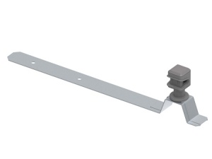 Держатель пластиковый круглого проводника под черепицу, гор. цинк Ostec