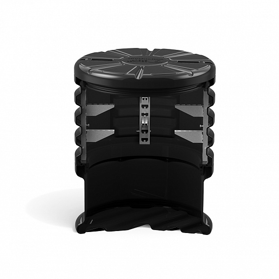 Пластиковый колодец КН 780/1000 (H=1000 мм, Dкр=780 мм) с подготовкой к установке кабельных стоек Промрукав