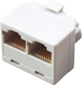 Двойник компьютерный RJ-45(8P-8C) (штекер - 2 гнезда) REXANT
