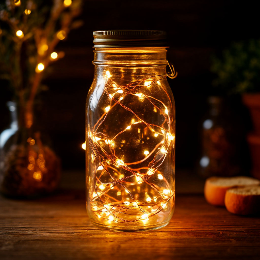 Гирлянда Роса 50 led IP65 на батарейках 5 метров