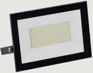 Прожектор светодиодный СДО 001-70 6500К IP65 черн. GENERICA