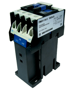 Пускатель электромагнитный ПМЛ-1165М УХЛ4 Б, 24В DC, 1з, 10А, нереверсивный, без реле, IP20 Электротехник