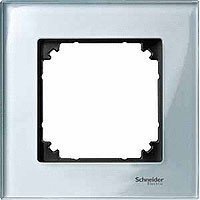 MERTEN M-Elegance Рамка стеклянная горизонт/вертик 1 мест . бриллиант/серебро IP20 Schneider Electri