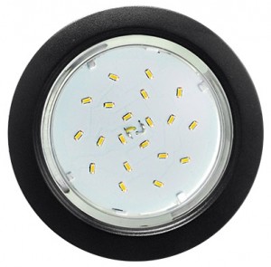 Светильник глубокий GX53 H4-GL черный матовый 48x106 Ecola