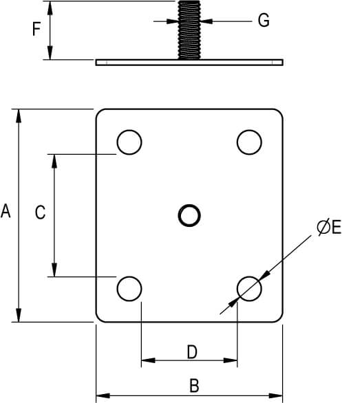 Настенный держатель изоляционной штанги DKC