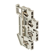 Колодка клеммная пружинная двойная JXB-ST-4 32А серая PROxima EKF