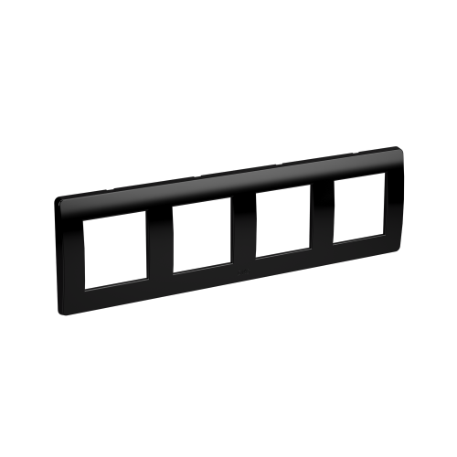 Рамка на 2+2+2+2 модуля (четырехместная), черная DKC