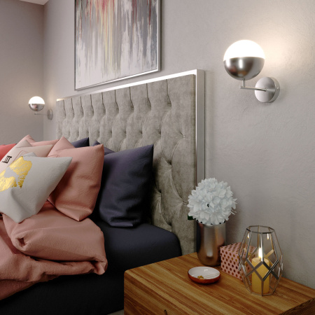 Бра у изголовья кровати