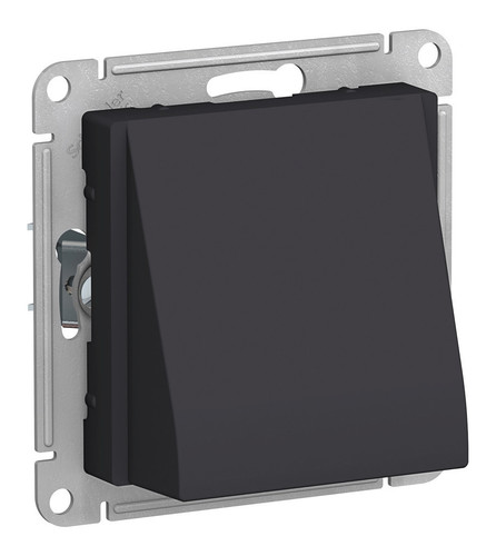 ATLASDESIGN Механизм вывод кабеля СУ 1 мест . карбон IP20 (уп.5шт) Schneider Electric