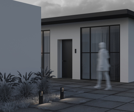 Ландшафтный светильник 7Вт 3000К Графит IP54 Track O461FL-L7GF3K Outdoor Maytoni