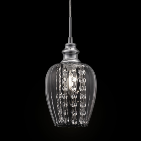 Подвесной светильник 1*E14 40Вт Никель IP20 Blues MOD044-PL-01-N Maytoni
