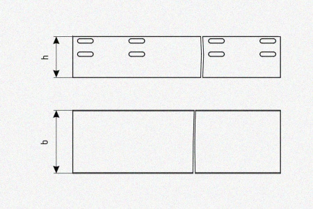 Лоток глухой ЛМГ 500х65х3000 УТ1,5, горячее цинкование S1,5