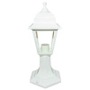11-12 БЕЛ (НТУ 04-60-001 ОСКАР) Светильник-фонарь напольный белый прозрач стекло APEYRON