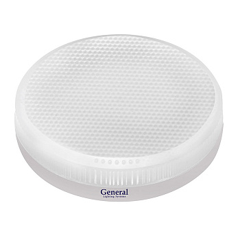 Лампа Светодиодная GLDEN-GX53-12-230-GX53-2700 1/10/100 Рассеиватель Призма General