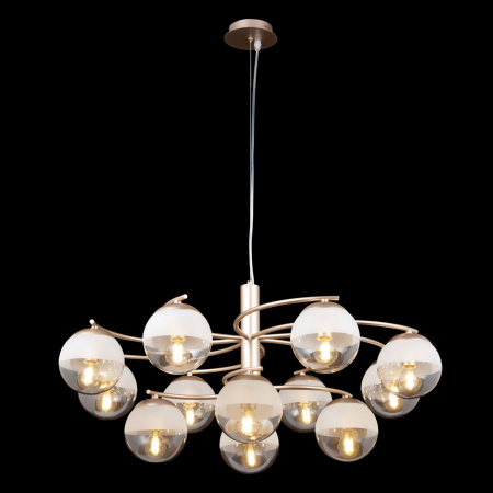 Подвесной светильник 12*E14 40Вт Матовое Золото IP20 Ostin FR5018PL-12G Freya