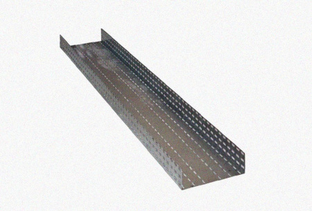 Лоток перфорированный ЛМ 100х100х3000 УТ1,5, оцинкованный лист, S1,2