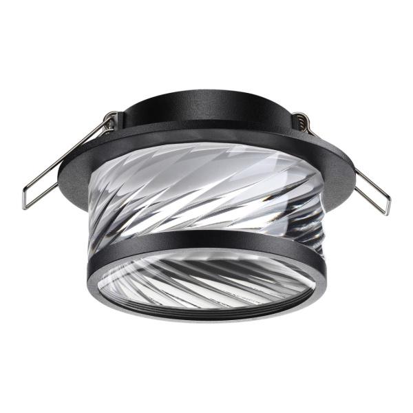 Св-к встр.IP20 GU10 9W 220V GEM черный C NOVOTECH