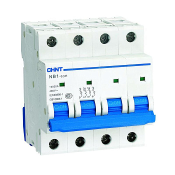 Выключатель автоматический ВА МОД NB1-63H 4П 2А 10кА D CHINT