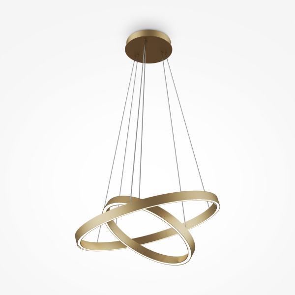 Подвесной светильник LED 56Вт Латунь IP20 Rim MOD058PL-L55BSK Maytoni