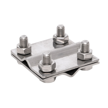 Зажим крестовидный прут-прут (пластина 57x57мм) Ni PROxima EKF