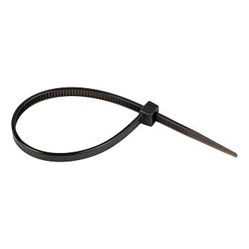 Хомут нейлоновый черный (3,6х150) (100шт) Basic EKF