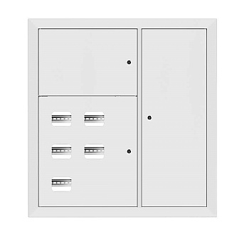 Щит этажный 5 кв, RAL9003 (1000х950х150) Basic EKF