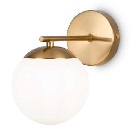 Настенный светильник (бра) 1*E27 60Вт Латунь IP20 Marble FR5230WL-01BS Freya